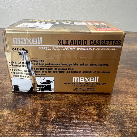4 Pack Maxell XL-II 100 Minutes Blank Audio Cassette Tape High Bias IEC Type ll - Picture 6 of 6